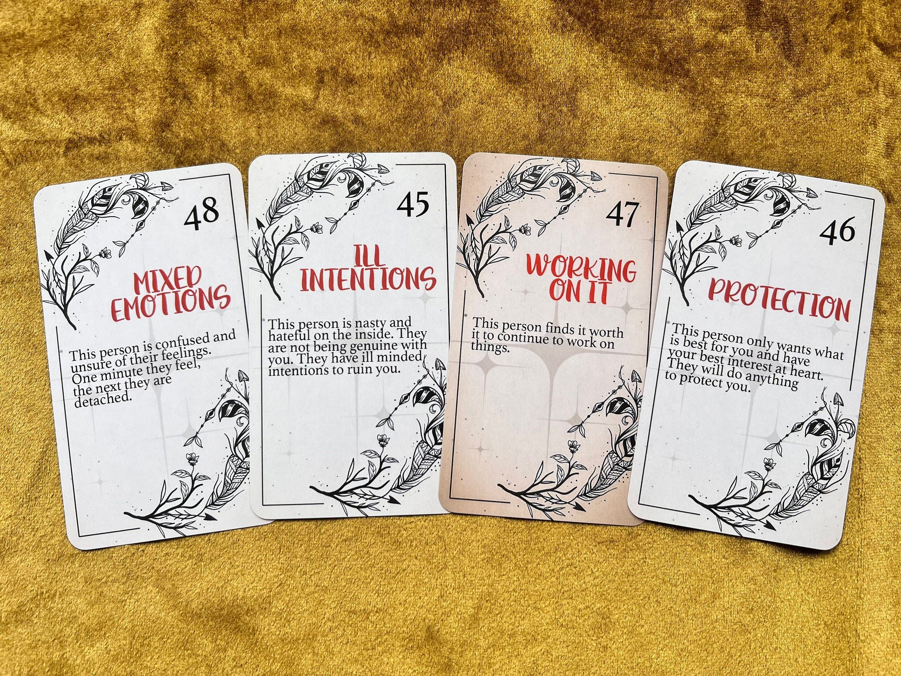 Mystic Reflections Oracle Deck Twin Flames Deck Intentions Motives Actions Answers Tarot Deck Love Cards Messages Deck