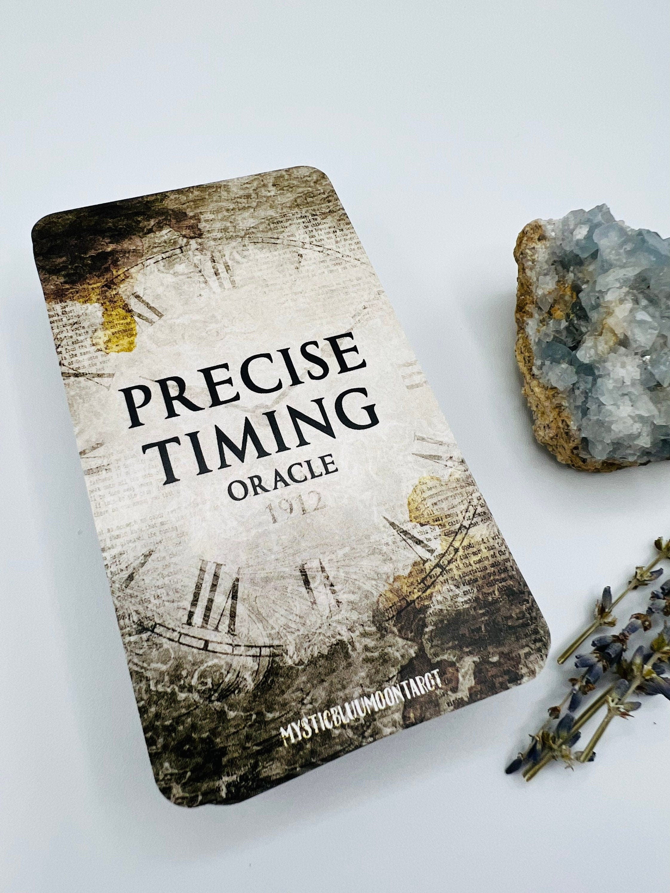 Precise Timing Oracle Deck Time Frame Cards Divine Twin Flame Deck Tarot Card Tarot Deck Yes Or No