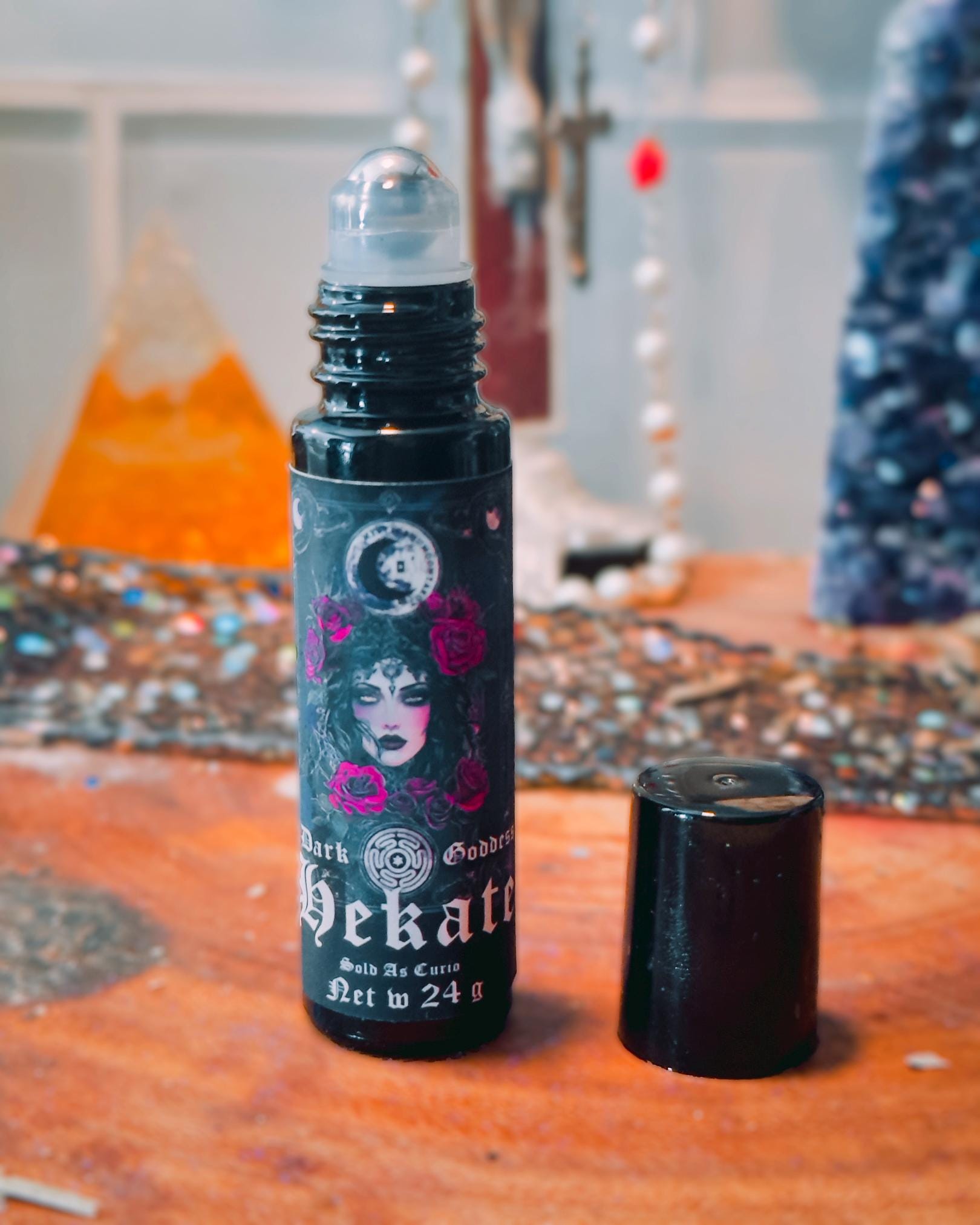 Beauty Spell Oil - Glamour Magic & Confidence, Hand Blended Anointing 10ml Ritual Oil for Spells and Spiritual Magic