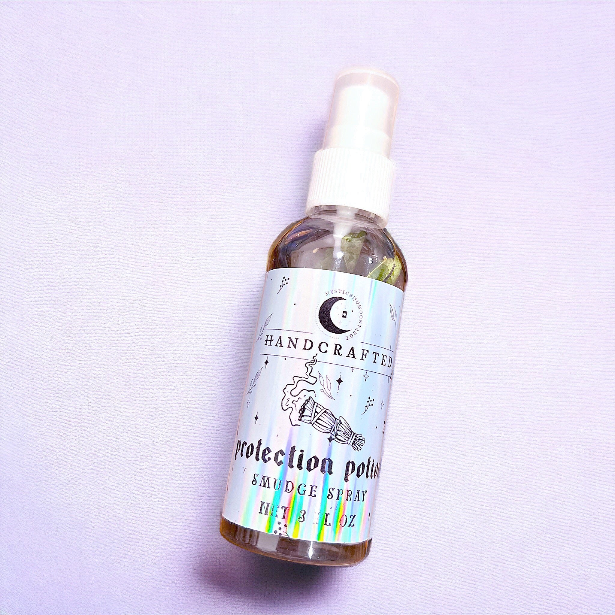 Protection Spray Cleanse: 2oz  Smudge Spray - Remove Negative Energy and Purify Your Space