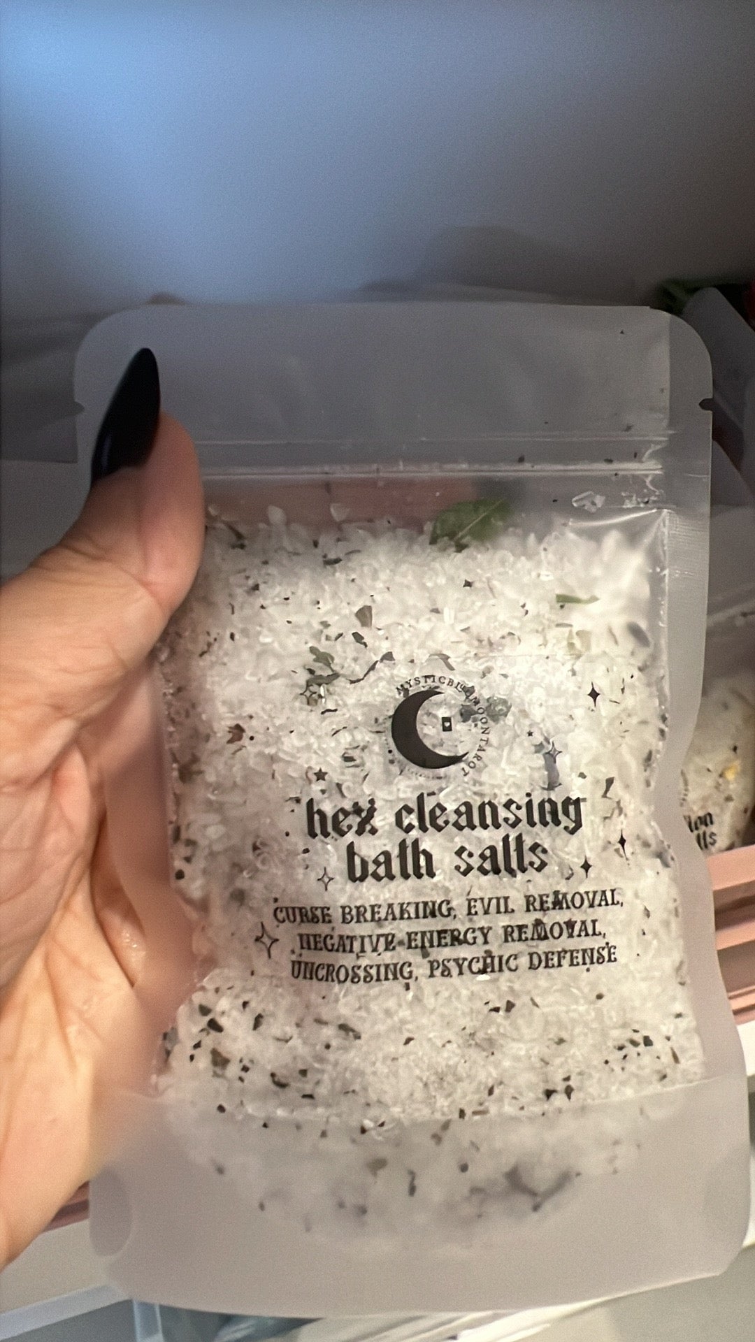 Hex Cleansing Spiritual Bath Salts - Hex Curse Breaking Bath Potion - Remove Negativity