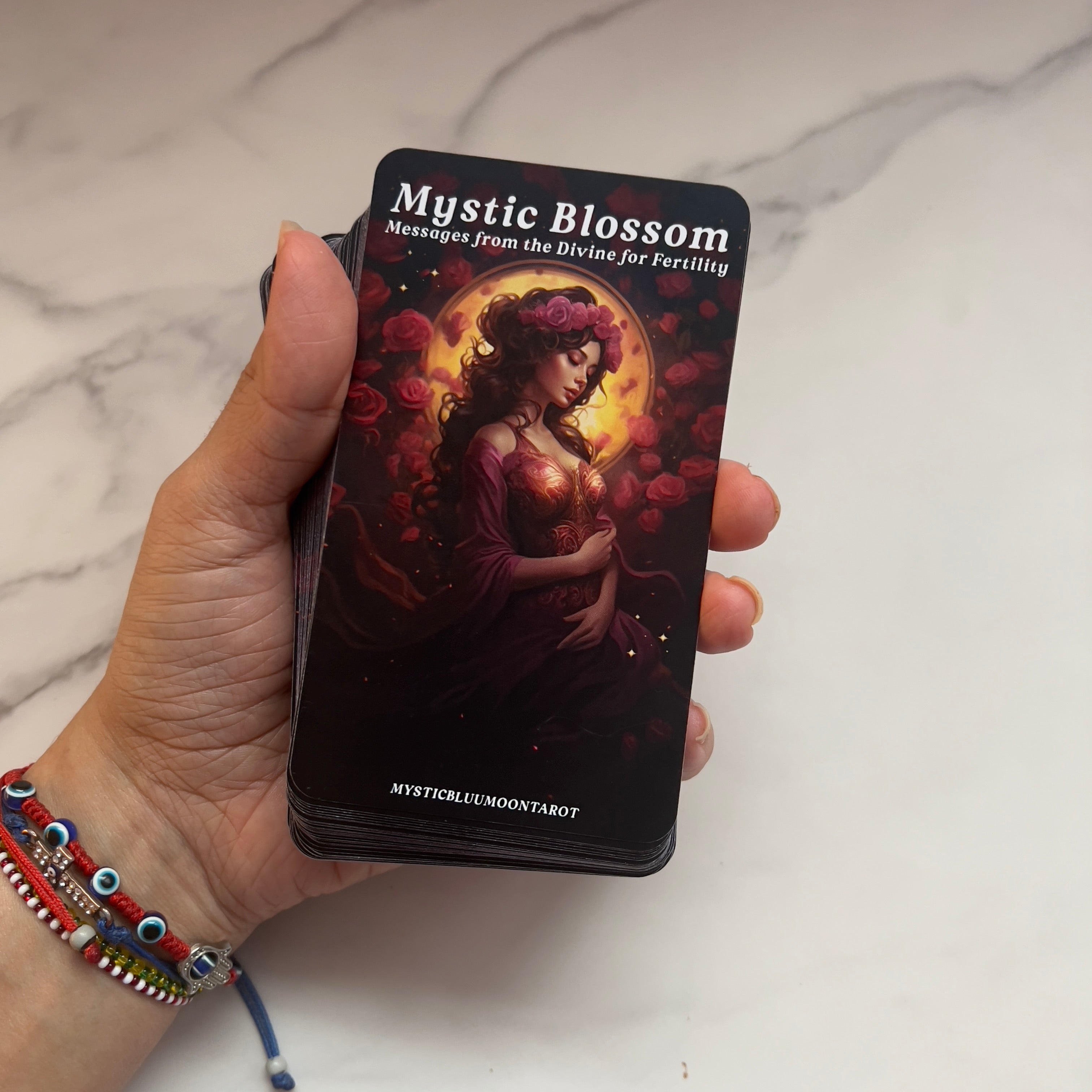 Cubierta de oráculo Mystic Blossom | Plataforma de orientación sobre fertilidad