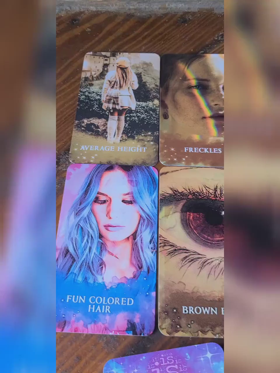 Physical Features Oracle Deck Cards Who Is It Poker Size Tarot Size Deck Love Oracle