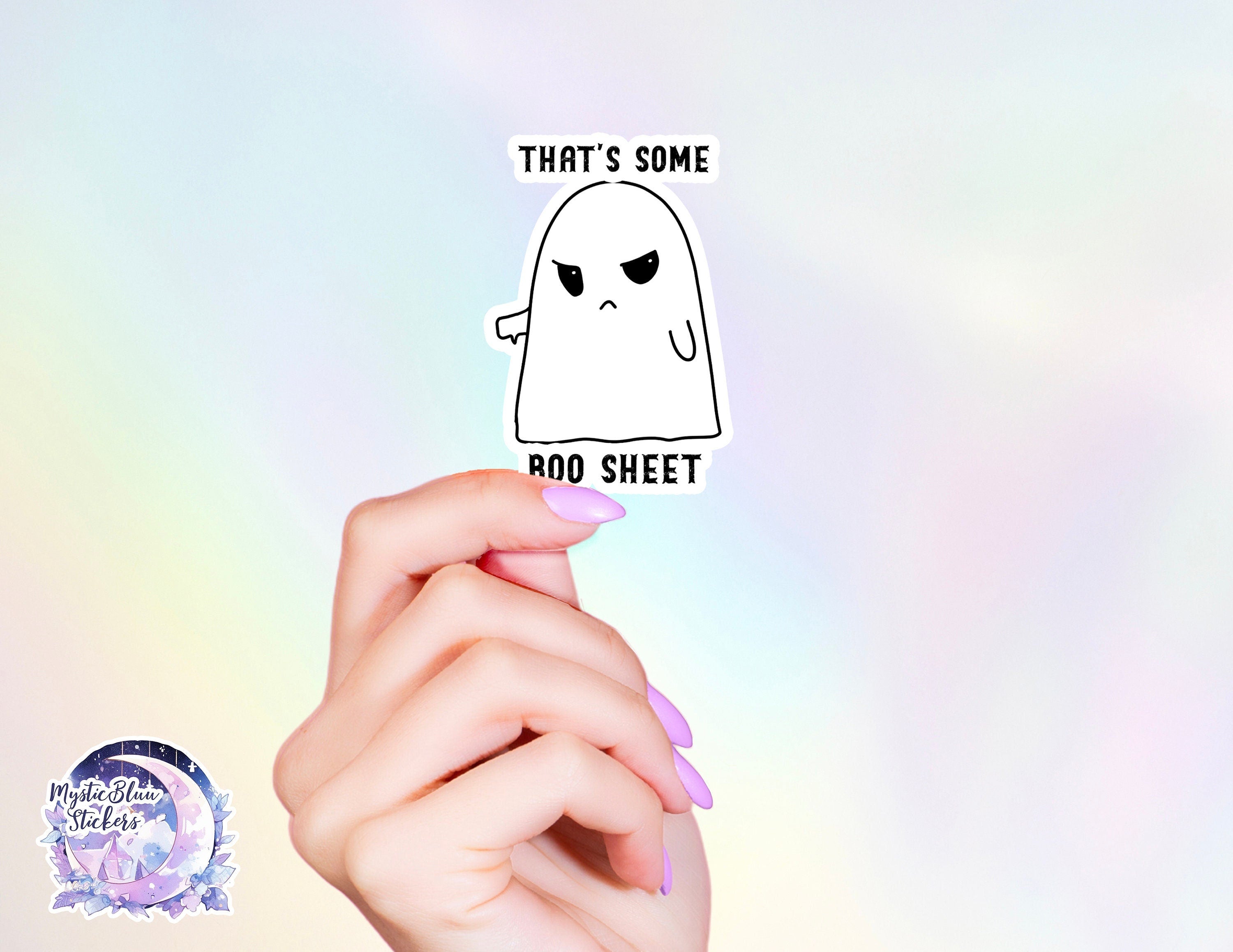 Funny Ghost sticker, Halloween stickers, spooky stickers, kindle stickers, that's some boo sheet, funny quotes, cute ghost, laptop, phone