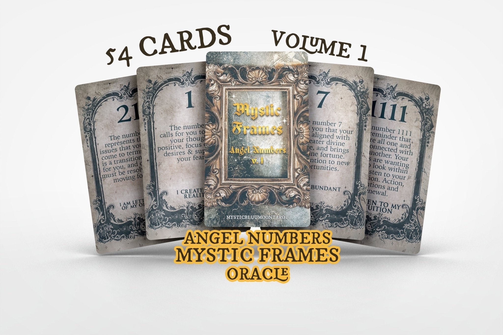 Mystic Frames Angel Numbers Oracle Deck - MysticBluuMoonTarot