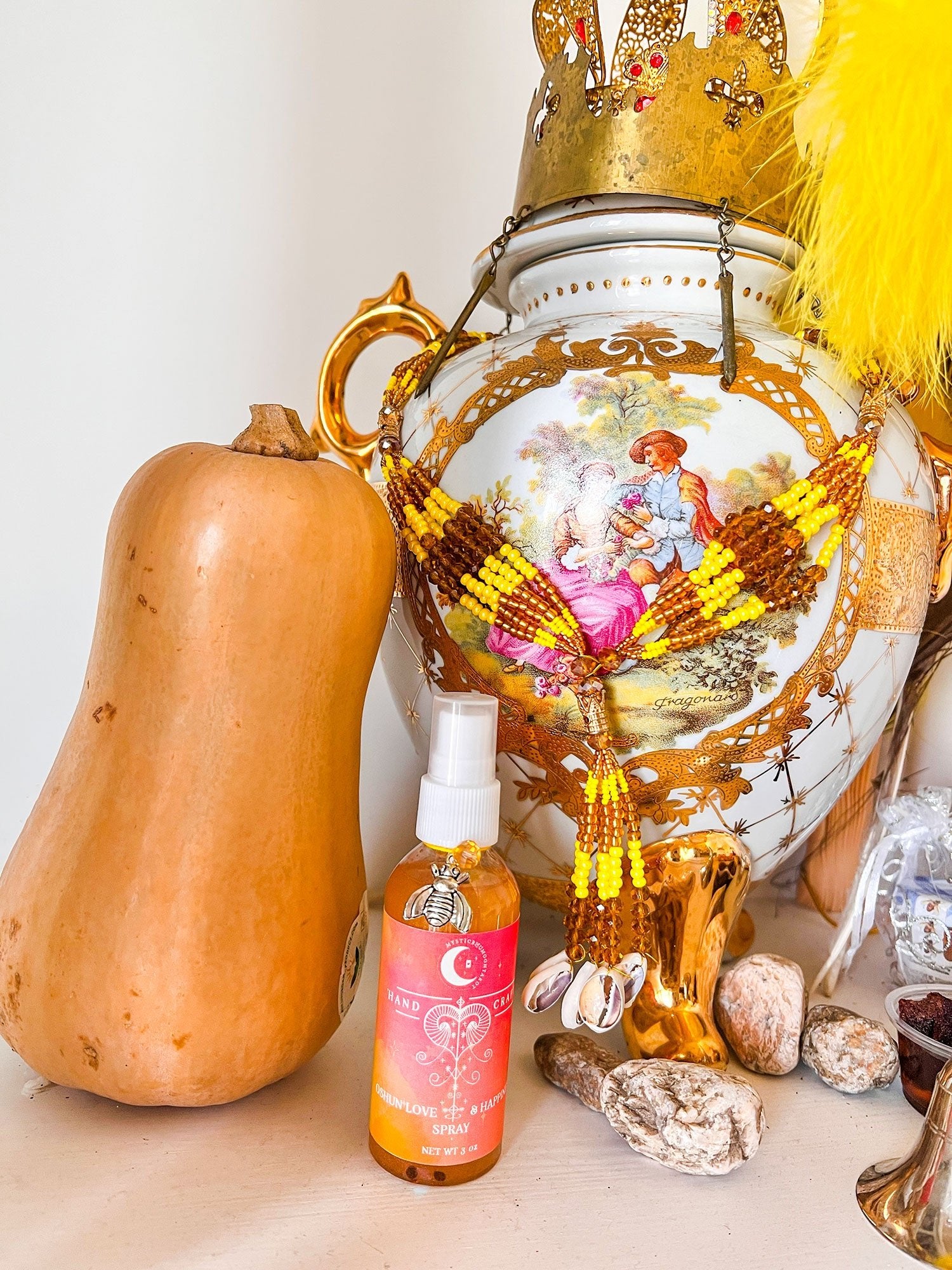 Oshun Smudge Spray Perfume | Love & Happiness Water Cleansing | Spiritual Spray - MysticBluuMoonTarot